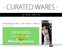 Tablet Screenshot of curatedwares.com